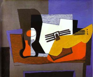 Pablo Picasso “Still Life with Guitar”