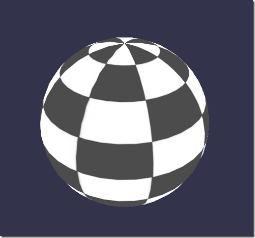 Black and white shader result