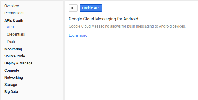 enable gcm