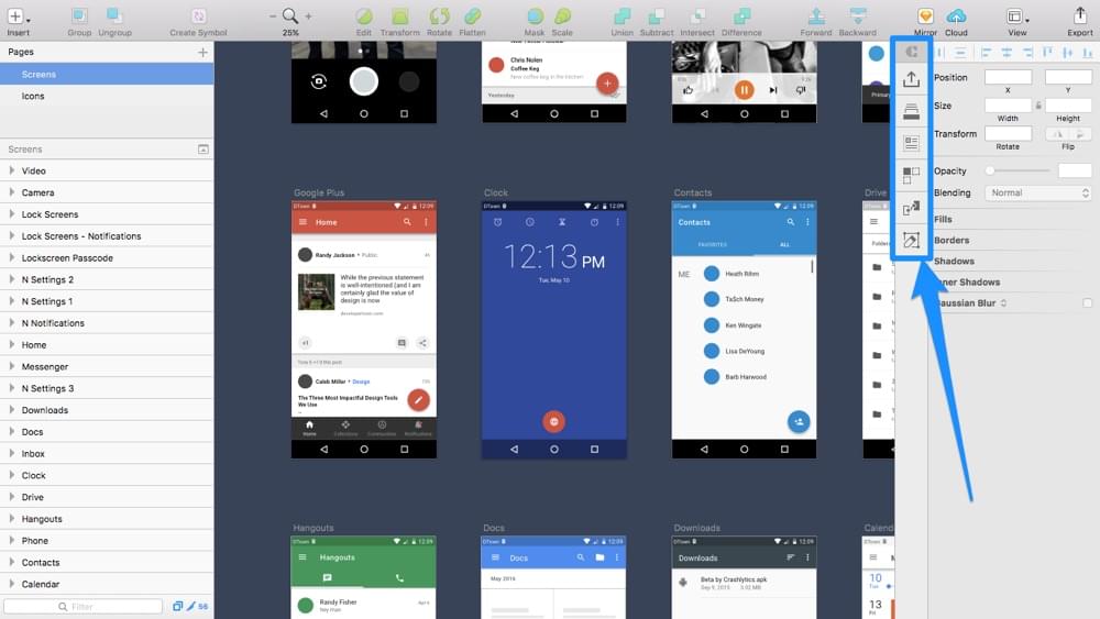 Showing/hiding the Craft toolbar